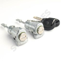2 serrures de porte pour Polo 9N (2001-2009) avant gauche et avant droite 2