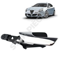 Poignée de porte intérieure pour Giulietta (à partir de 2010) arrière gauche (chromée) 2