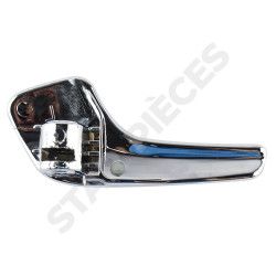 Poignée de porte intérieure pour Opel Corsa D (2006-2014) avant droite ou arrière droite (chromée) 6