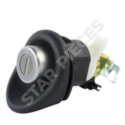 Serrure bouton poussoir de coffre hayon arrière Dacia Sandero 2008-2012 2