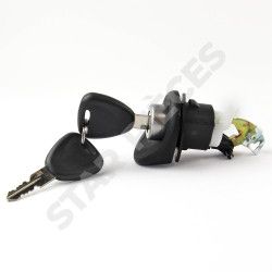 Serrure bouton poussoir de coffre hayon arrière Dacia Sandero 2008-2012 5