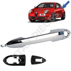 Poignée de porte extérieure pour Alfa Romeo Mito (à partir de 2008) avant gauche (côté conducteur) 3