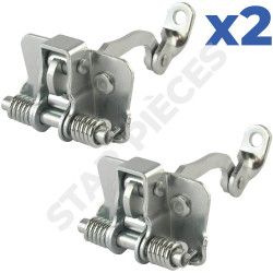 2 tirants de porte pour Peugeot 206 (1998-2013) arrière gauche et arrière droit 2