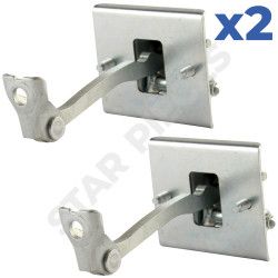 2 tirants de porte pour Citroen C4 (2009-2018) avant gauche et avant droit 3