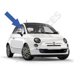 Lève vitre pour Fiat 500 (à partir de 2007) AVEC MOTEUR - avant droit (côté passager) 4
