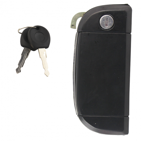 Poignée de porte extérieure pour Transporter T4 (avant gauche avec barillets et clés) | 701837205, 701837205A | Star-Pièces