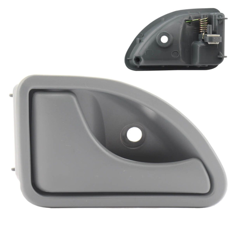 Poignée Porte Intérieure Avant Gauche/droite Pour Twingo Kangoo 1993-2007 - Pièce Rechange Grise ABS