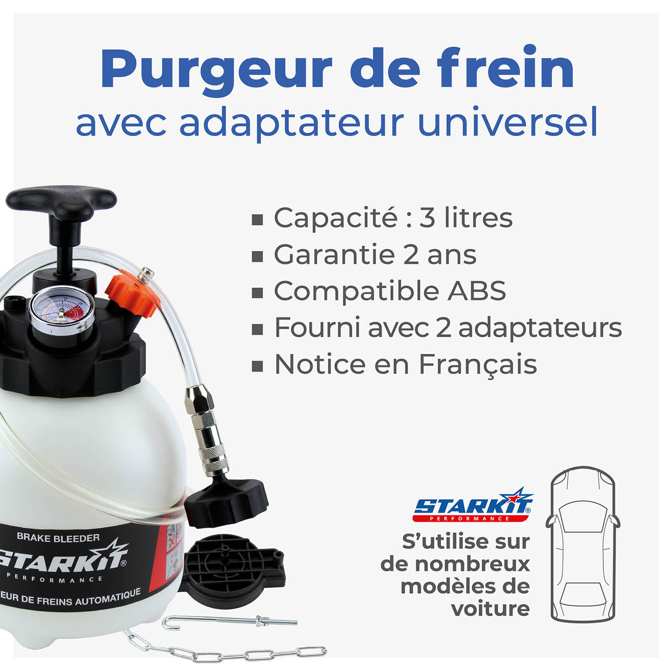purgeur de frein Starkit Performance purge sans assistance