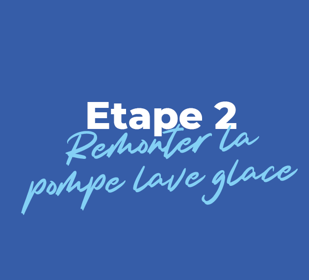 Remplacer la pompe lave glace clio 2