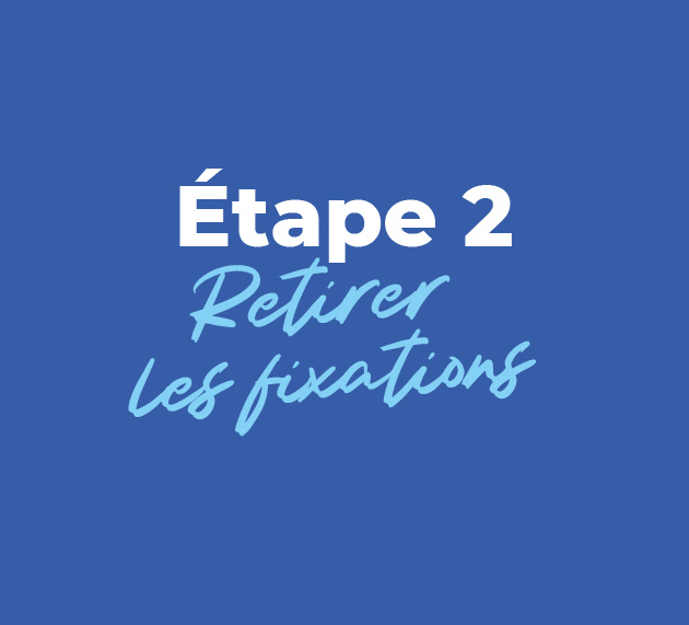 retirer les fixations audi a4