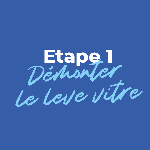 étape 1_Démonter facilement et rapidement le lève-vitre arrière d'un Freelander Land Rover