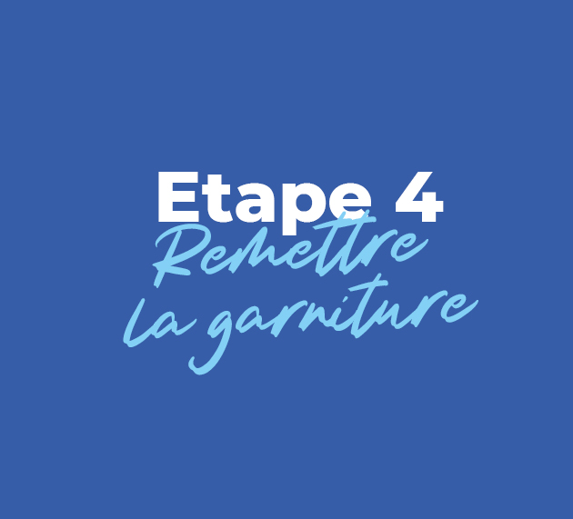 etape 4 remettre la garniture de porte pour renault clio 2 3 portes