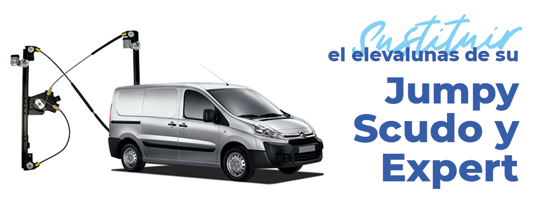 Cambie fácilmente la manivela de la ventanilla de su Jumpy (Scudo o Expert)