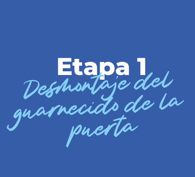 etapa 1 desmontaje guarnecido puerta berlingo 2