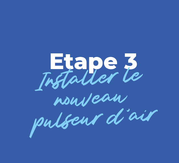 etape 3 installer nouveau pulseur d'air  peugeot 5008