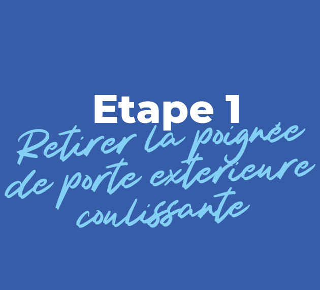 Retirer la poignée défectueuse