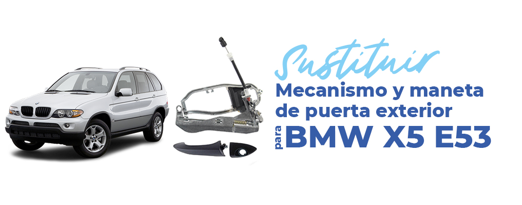 mecanismo y maneta exterior para BMW X5 E53