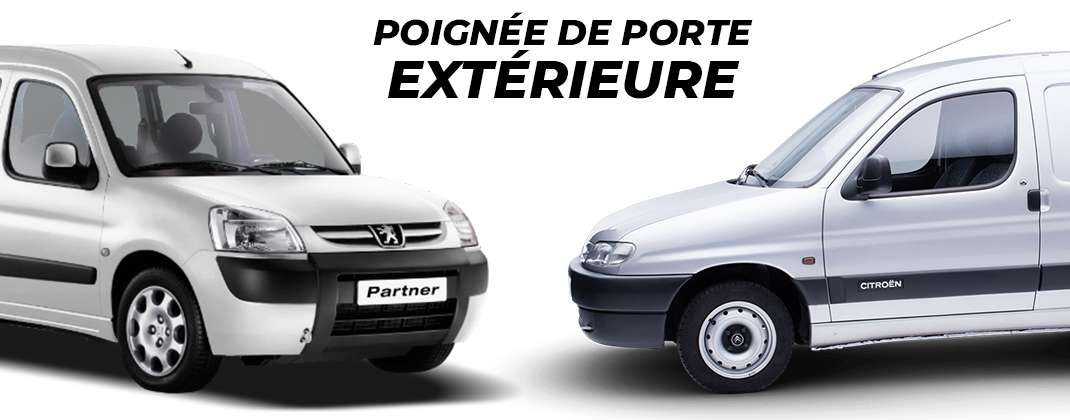 Comment changer poignee de porte extérieure pour Peugeot Partner 1