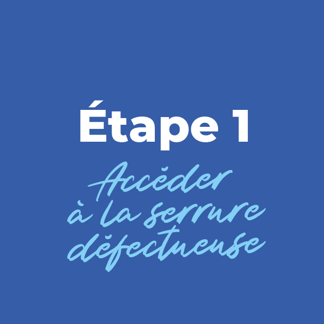 acceder a la serrure de porte de BMW X5 defectueuse