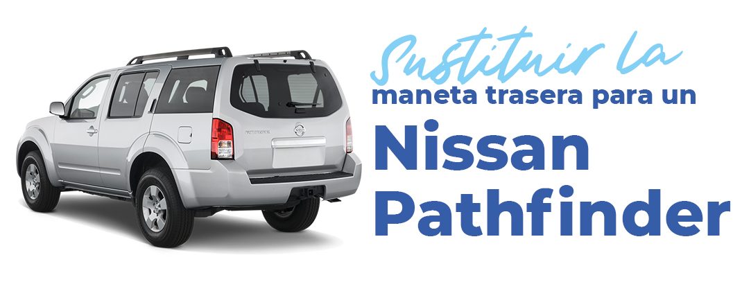 manilla de la puerta trasera de un Nissan Pathfinder 3