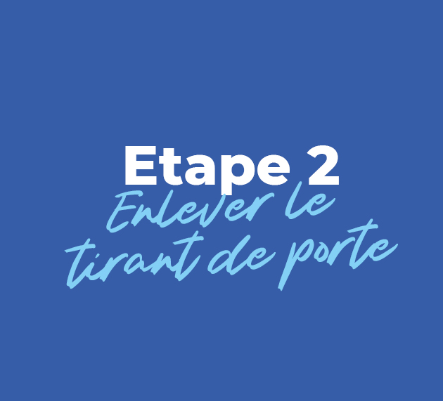 etape 2 enlever le tirant de porte defectueux de votre saxo