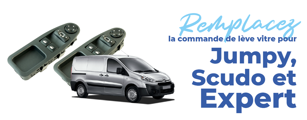 Changer facilement votre bouton de l&egrave;ve-vitre de Jumpy (Expert ou Scudo) !