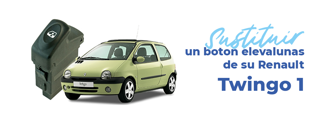 &iexcl;Sustituye f&aacute;cilmente el bot&oacute;n del elevalunas de tu Twingo 1!