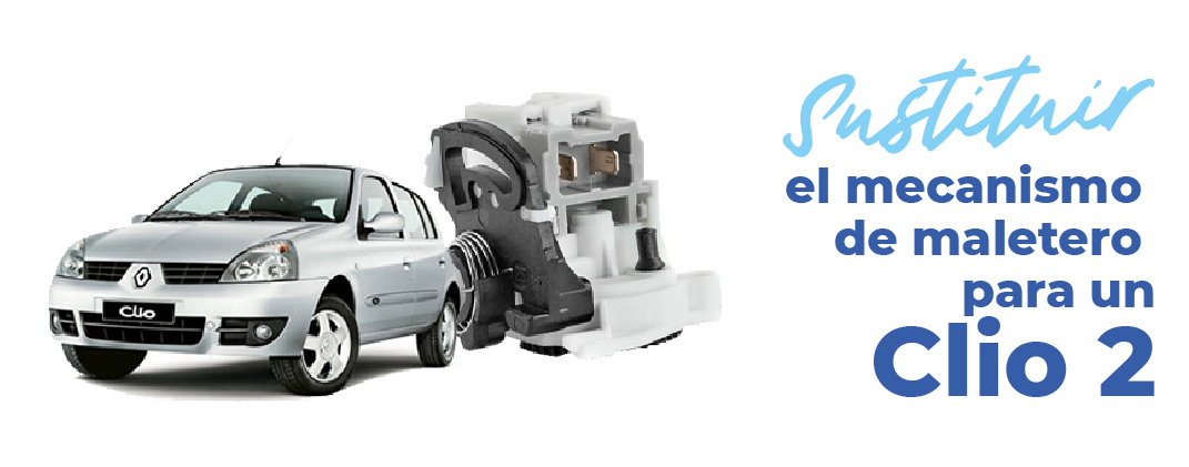 como cambiar la cerradura del maletero du su clio 2
