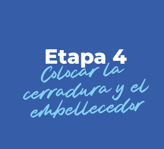 Vuelva a colocar la cerradura y el embellecedor clio 2