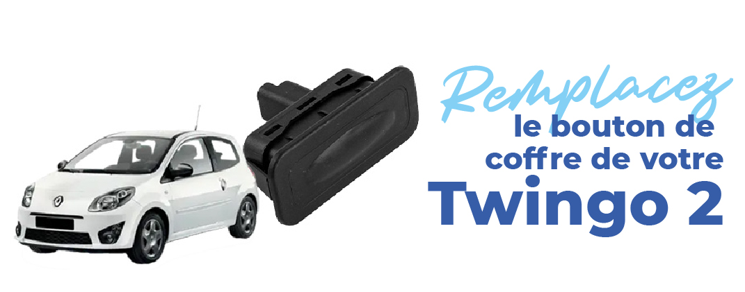 rempalcez le bouton de coffre renault twingo 2