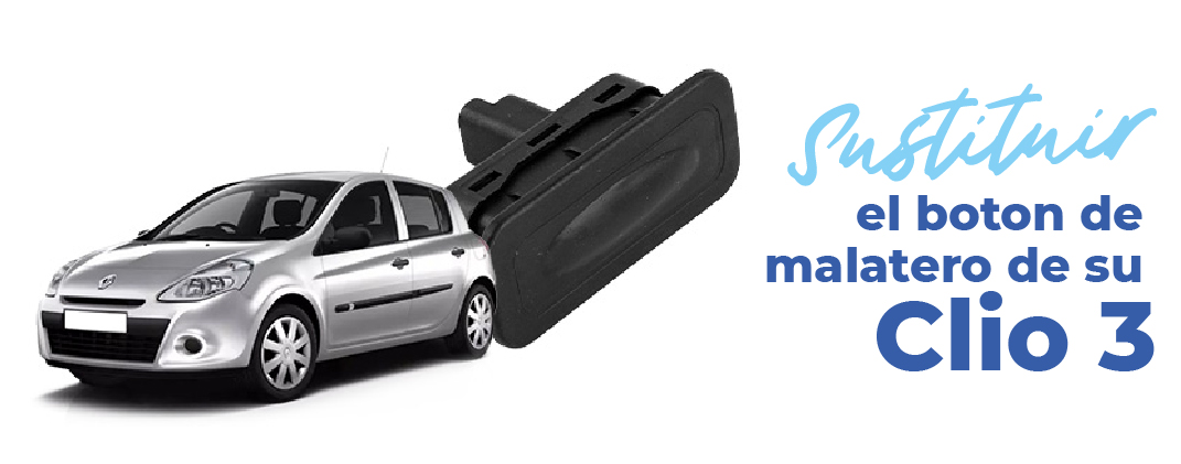 Desmontar el boton de maletero para Twingo 2