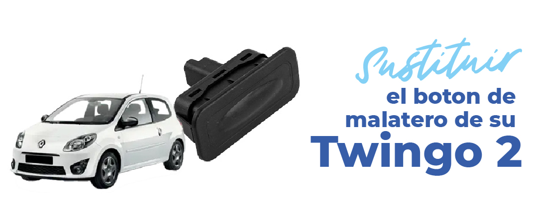 Desmontar el boton de maletero para Twingo 2