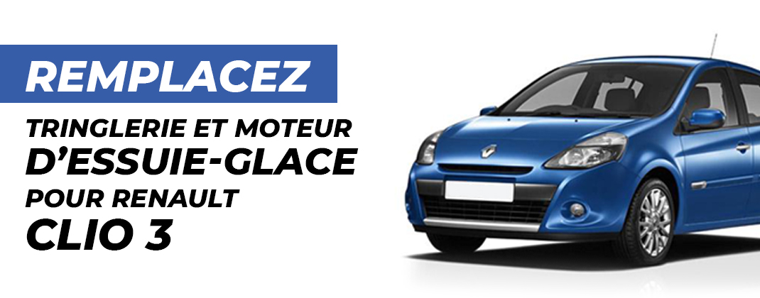 Comment changer un balai d'essuie-glace sur Clio 3 ? 