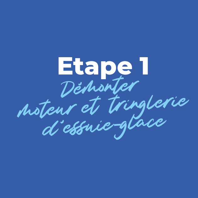 etape-1_comment changer la tringlerie  d essuie glace peugeot Bipper