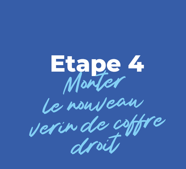 etape 4 monter nouveau verin coffre droit volkswagen touran