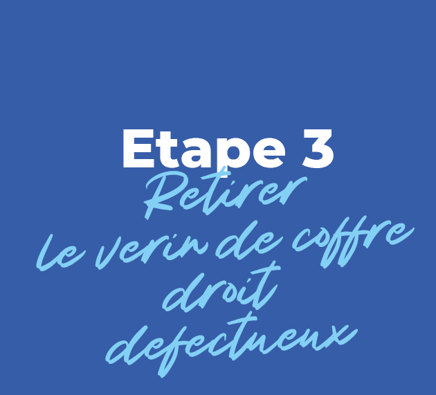 etape 3 retirer verin coffre droit defectueux citroen c4 picasso 2