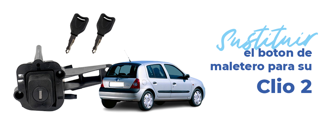 repara facilmente la cerradura del maletero para Clio 2