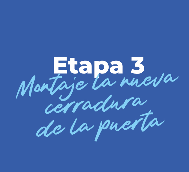 etapa 3 montaje nueva cerradura puerta renault super 5