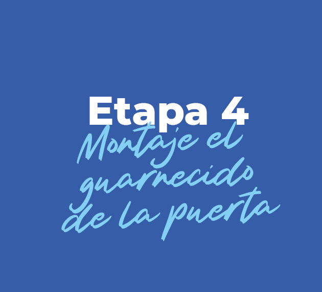 etapa 4 montaje guarnecido puerta renault super 5