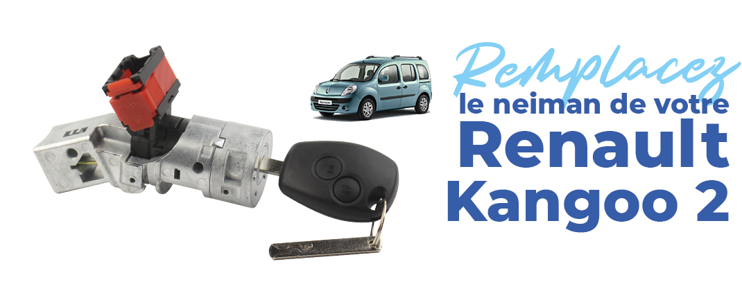 Neiman antivol de direction + 2 clés Renault Clio 3 Kangoo Modus Ma