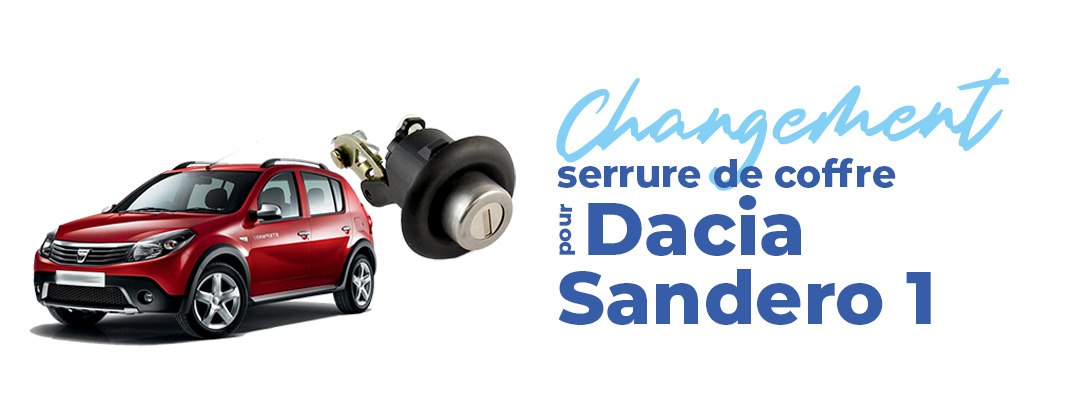 Cylindre de serrure de malle à DACIA SANDERO II