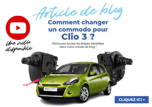 Commodo éclairage clignotants Renault Clio 3