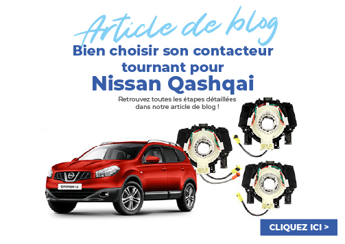 Contacteur ressort tournant pour Nissan Qashqai & Qashqai +2