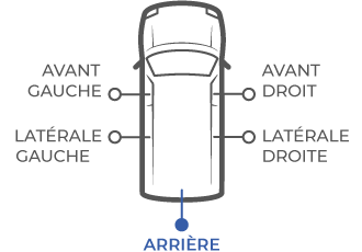 Moteur de centralisation de coffre arrière pour Volkswagen T5