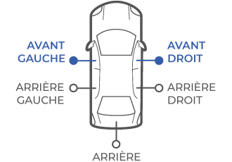 Poignée extérieure Avant Gauche à CITROEN XSARA PICASSO