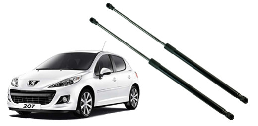 Retire los amortiguadores del maletero de su Peugeot 207