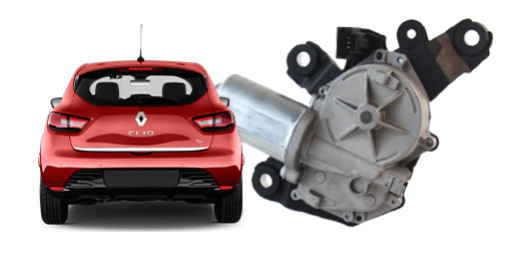 ¿Cómo se cambia el motor del limpiaparabrisas trasero de un Clio 4? 