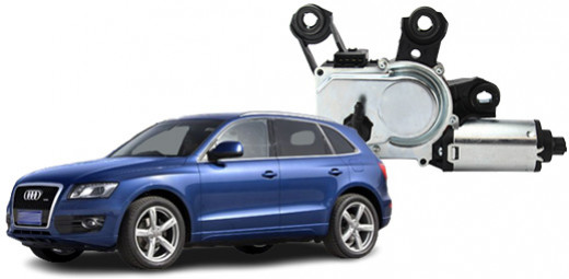 ¿Cómo se cambia el motor del limpiaparabrisas trasero del Audi Q5? 