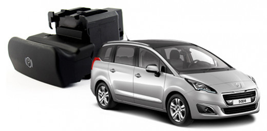 Remplacez rapidement le bouton de frein à main sur Peugeot 5008 !